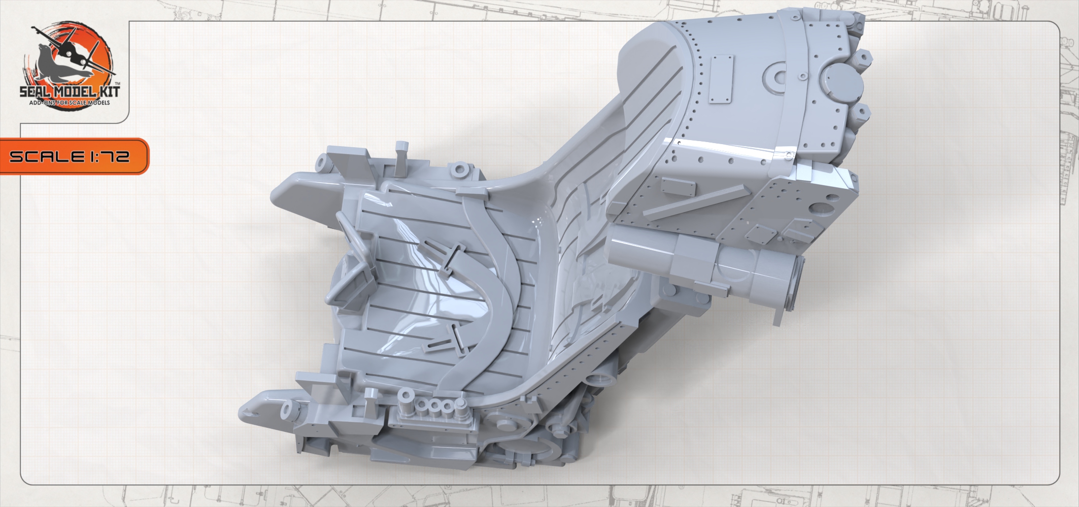 smk72070 Кресло К-36Л (Не для свободной продажи) Seal Model Kit