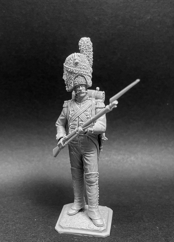 CHM-54383. Лейб-Гвардии Гренадерский батальон, Вюртемберг 1808-15 гг. 54 мм. Материал - смола. Chronos Miniatures