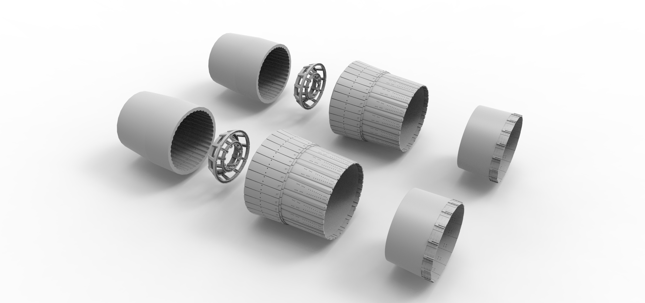 48278-1TMP Сопла АЛФ-31Ф для СУ-27 GWH, 1/48 