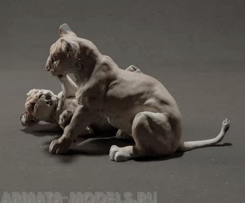 НЕ-72036 Львы (4шт) Hobby Expert