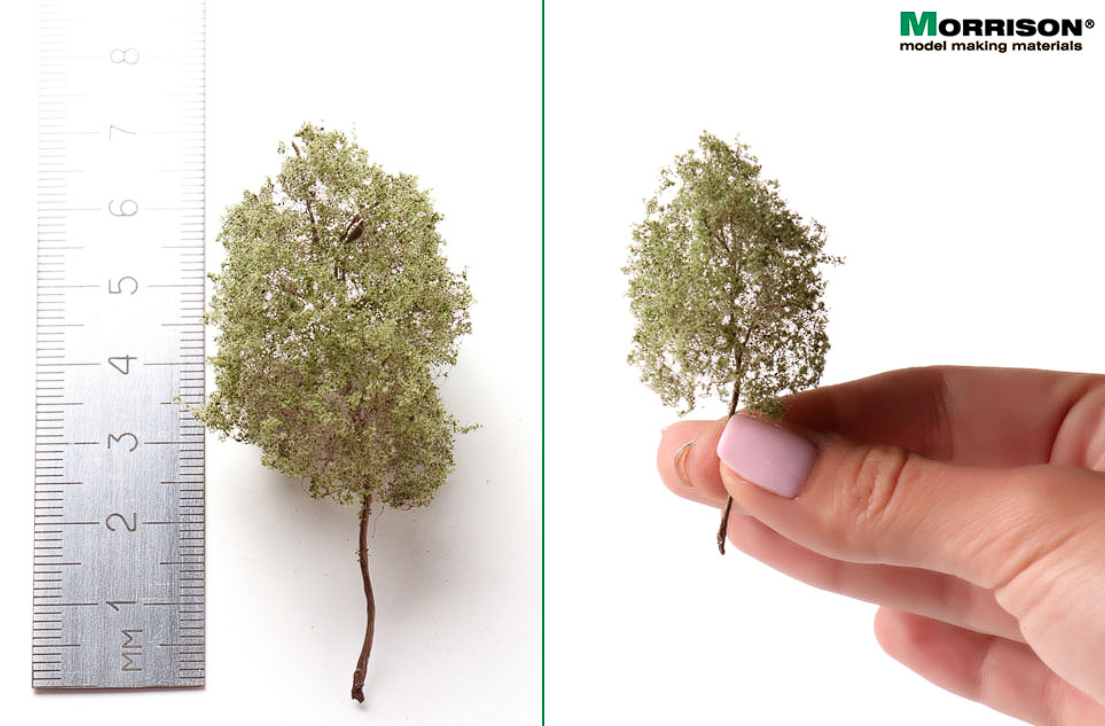 011-dpr-102 «Реалистичная крона» - Набор деревьев для макетирования 5 шт.