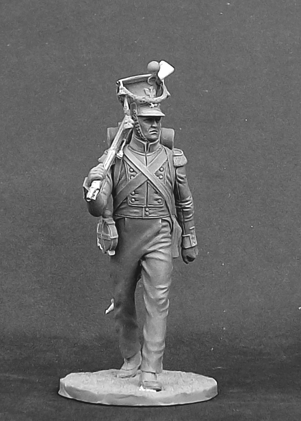 CHM-54277. Вольтижер линейных пехотных полков, Герцогство Варшавское, 1810-14 гг. 54 мм. Материал - смола. Chronos Miniatures