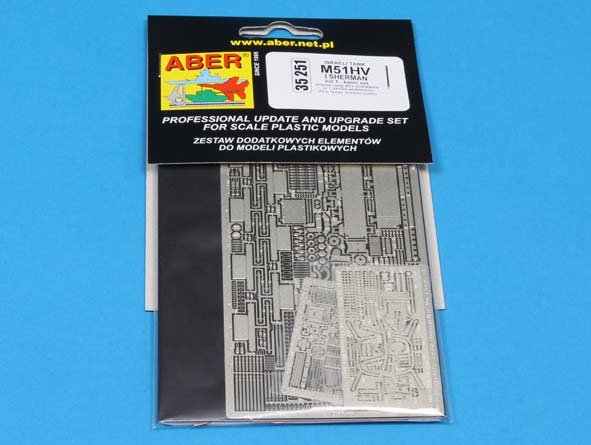 ABR-35-251  Дополнения для  Israeli Tank M51HV I Sherman – vol.1basic set для Tamiya 1/35