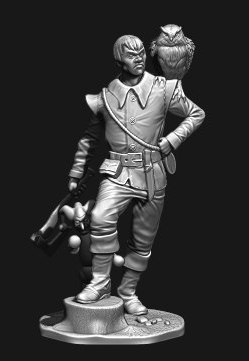 CHM-75010. Миры Фэнтези: Урфин Джюс. 75 мм. Материал -смола. Chronos Miniatures