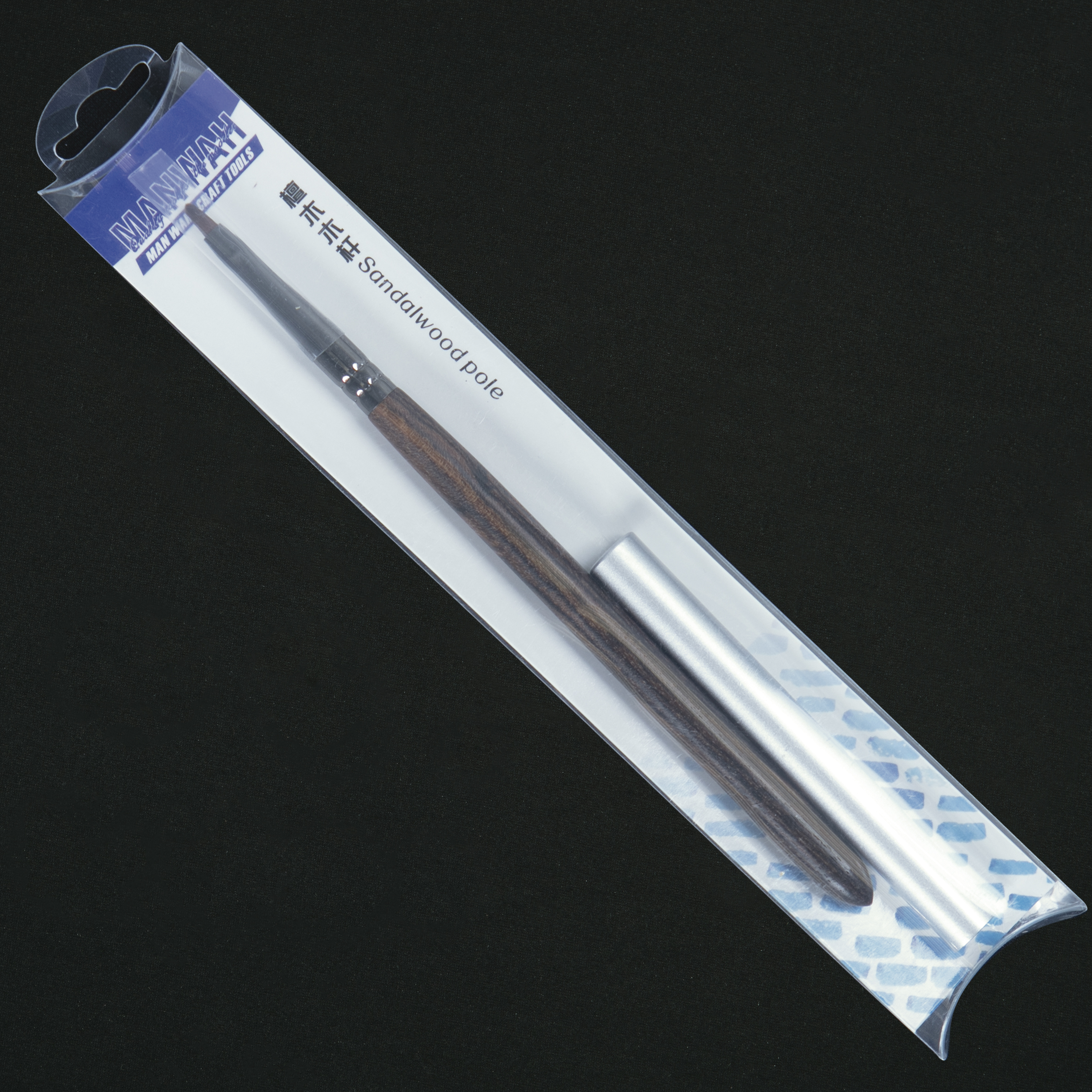 MW-3021 Модельная кисть (волокно+соболиный волос, шест из сандалового дерева)