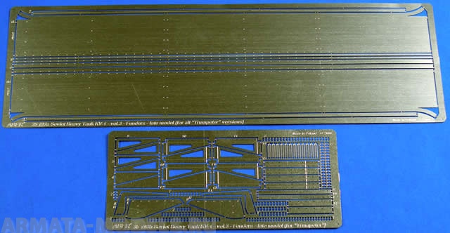 ABR-35-193  Дополнения для  KV- 1 vol.3 Fenders – late model для Trumpeter 1/35