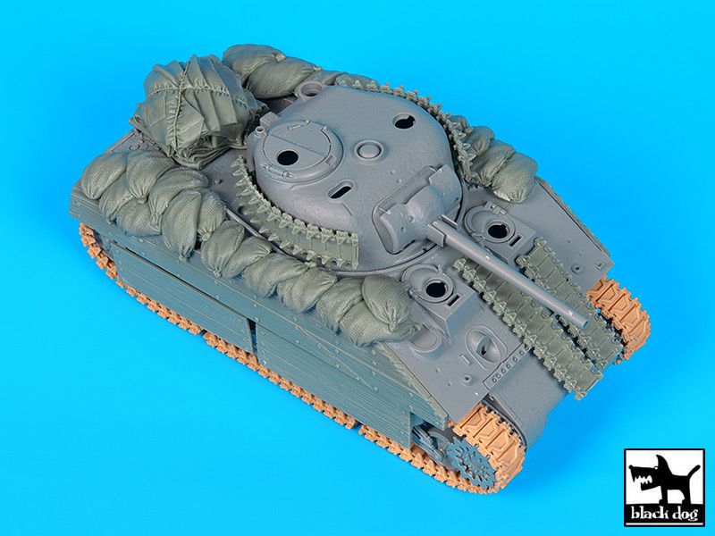 T35223 Конверсионный набор M4A2 Tarawa accessories set for Dragon (Black dog)