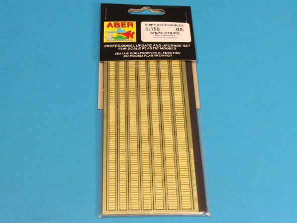ABR-1:150-–-05  Дополнения для  Ships stairs – anti-slip surface для  1/150