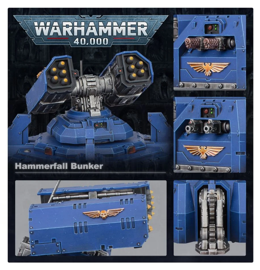48-22GW Набор Космодесант: Бункер Удар Молота (Space Marines: Hammerfall Bunker)