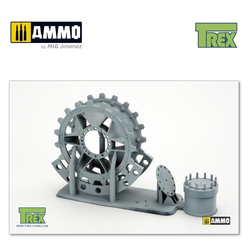 TR35036 Звездочка PzKpfw IV Disassembled Sprocket Set A Late Version