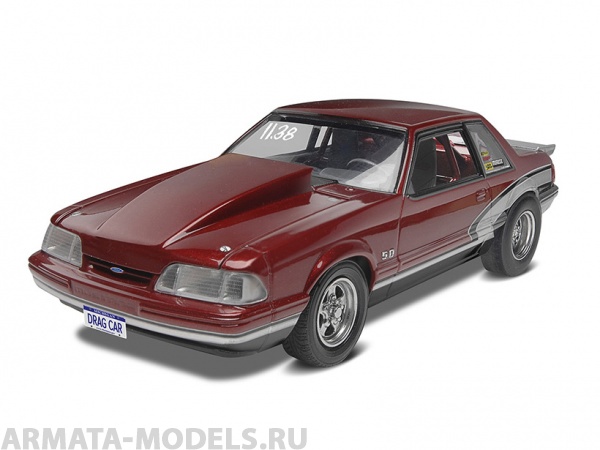 14195RE Гоночный автомобиль '90 Mustang LX 5.0 Drag Racer Revell