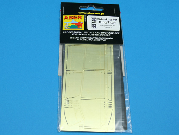ABR-35-A40  Дополнения для  Side skirts for King Tiger для Tamiya 1/35