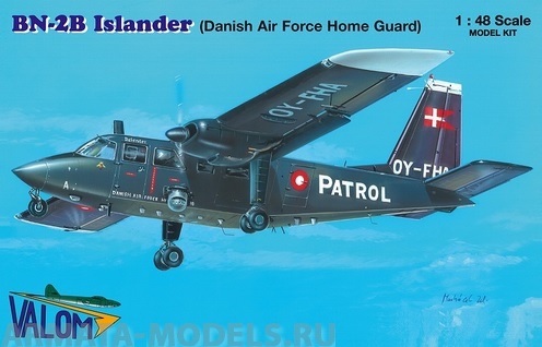 48013 Самолет Britten-Norman BN-2B Islander (Danish Air Force Home Guard) Valom