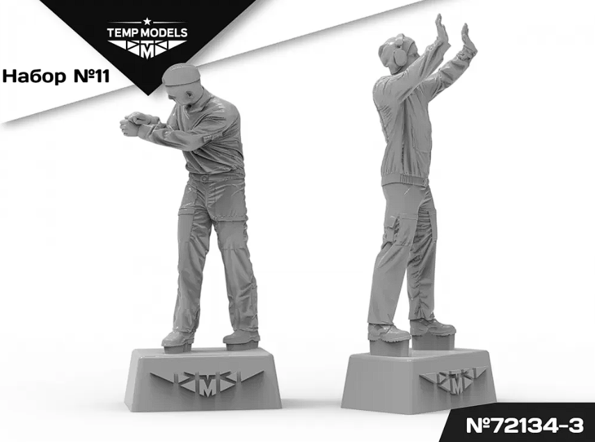 72134-3TMP Техники ВМС РФ. Набор No. 11-3 1/72 Temp Models