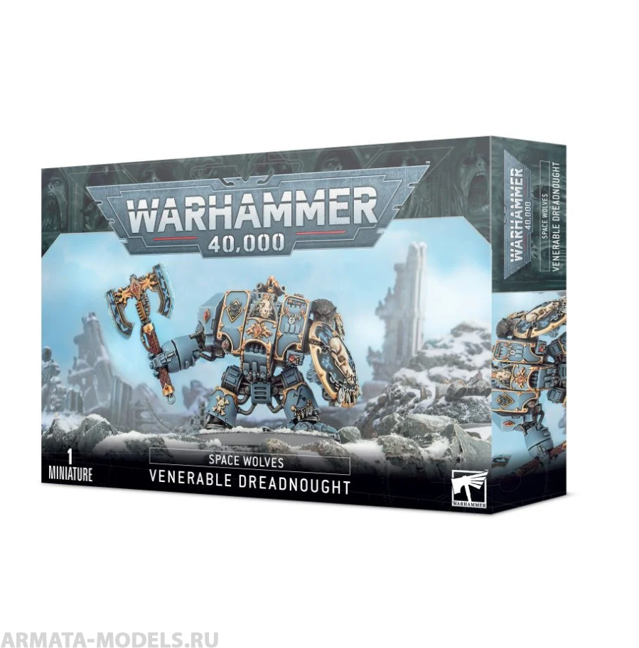53-12GW Набор Космические Волки. Почтенный Дредноут (Space Wolves Venerable Dreadnought)