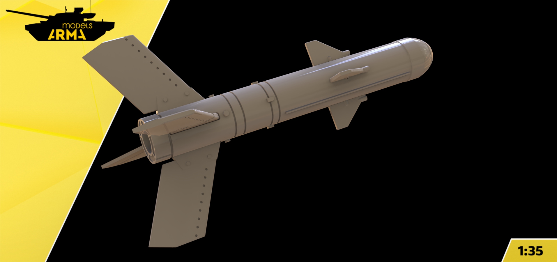 AM36000 Ракета 3М7 «Дракон» для ИТ-1 (Не для свободной продажи) Arma Models