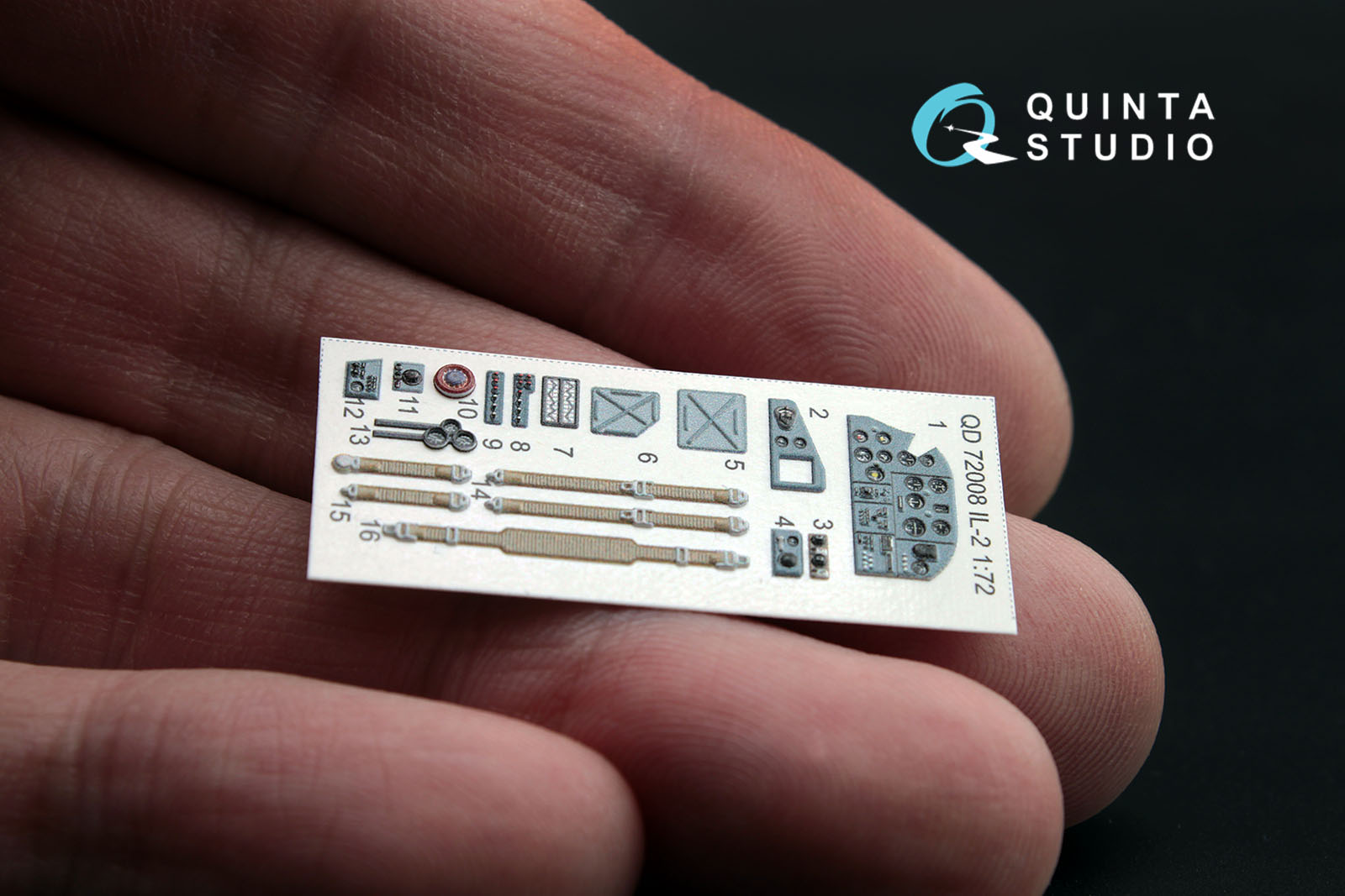 QD72008 1:72 3D Декаль интерьера кабины  Ил-2 (для модели Tamiya)