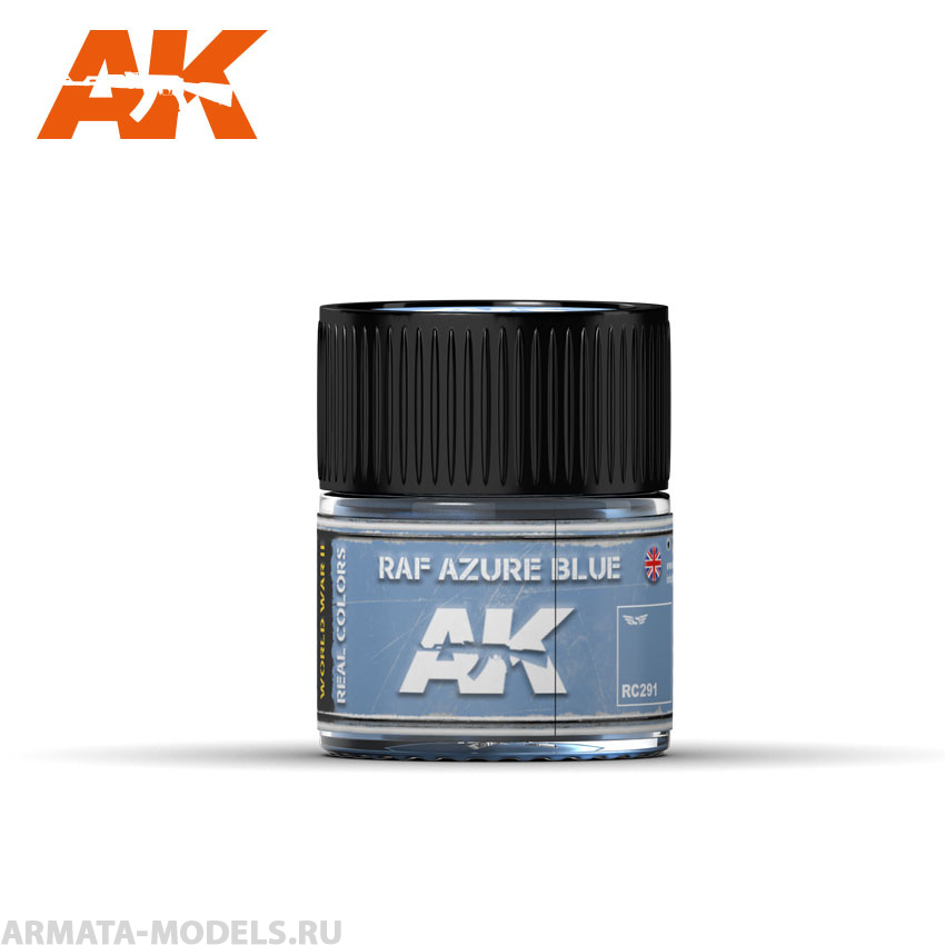 RC291 Краска Real Colors RAF Azure Blue 10ml