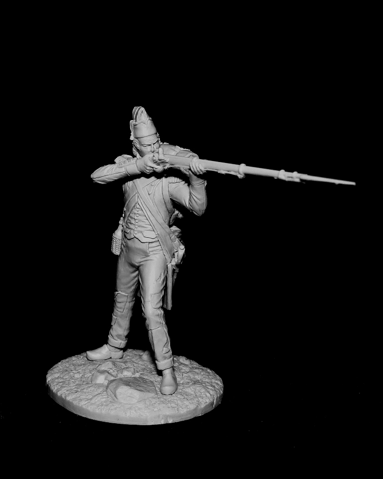 CHM-54130. Гренадер линейных пехотных полубригад, Франция 1794-1801 гг. 54 мм. Материал - смола. Chronos Miniatures