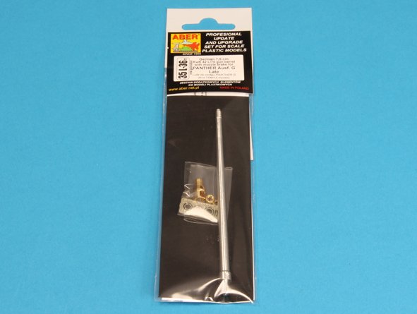 ABR-35-L-36n  Дополнения для  German 7,5cmKwK42L/70 gun barrel with muzzle brake for Panther Ausf. G Late для Tamiya 1/35