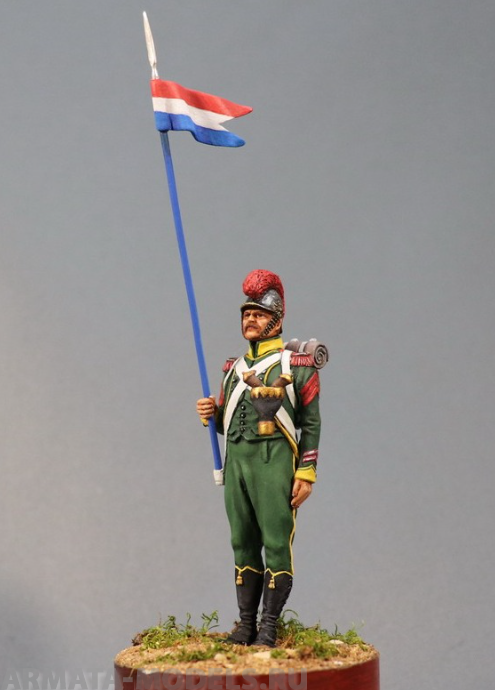 CHM-54232. 2-й орлоносец Хорватских временных пехотных полков, 1811-13 гг. Chronos Miniatures