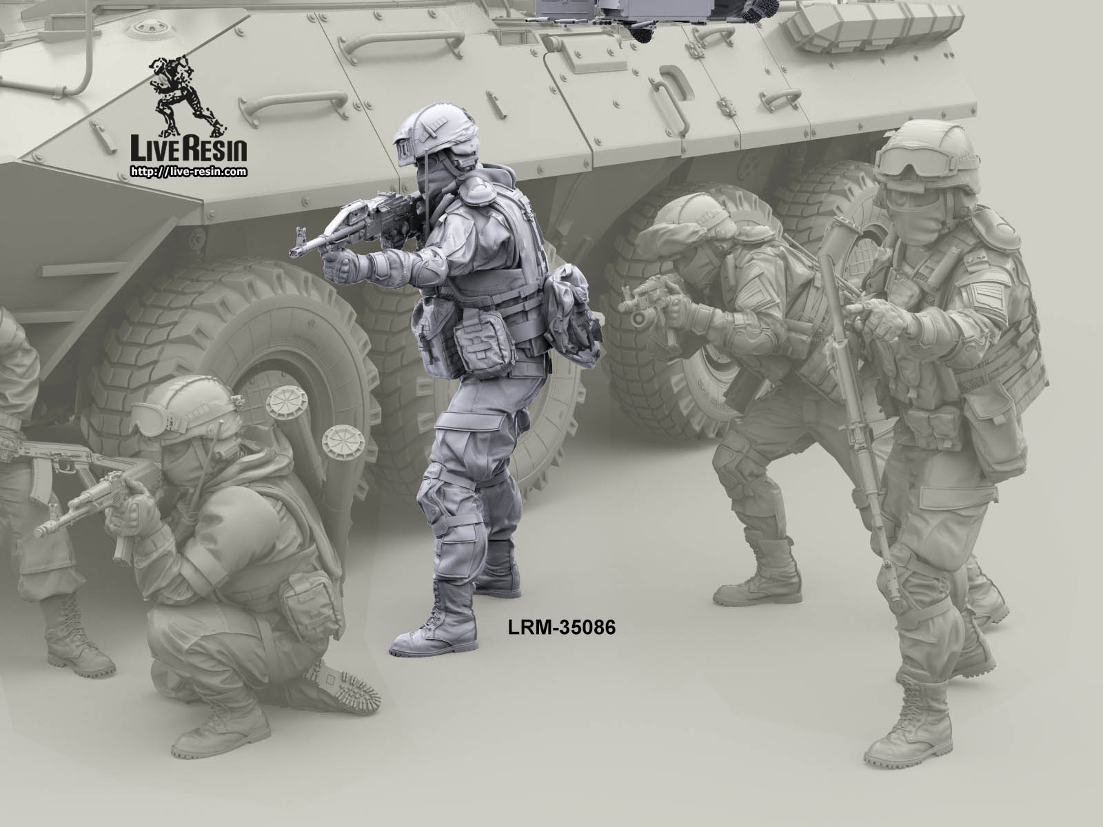 LRM35086 Современный солдат Российской Армии - Стрелок - 29 Live Resin