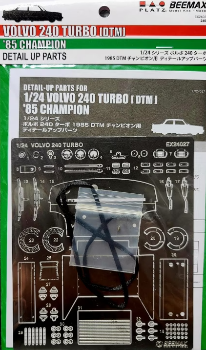 EX24027 PE Parts for Volvo 240 Turbo DTM '85