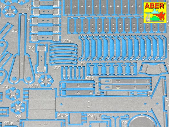 ABR-16-050  Дополнения для  Tiger I, Ausf.E – Middle version (Basic set) для Hobby Boss 1/16