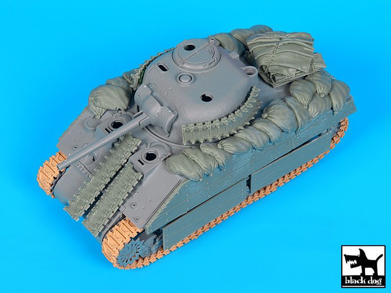 T35223 Конверсионный набор M4A2 Tarawa accessories set for Dragon (Black dog)