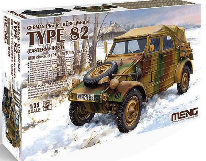 VS-016 Сборная модель Кюбельваген Восточный фронт Kubelwagen Type 82 Meng