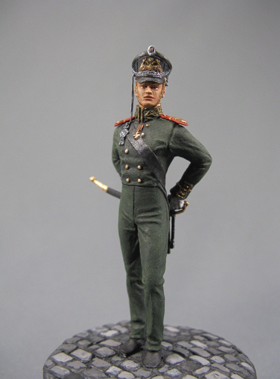 CHM-54112. Обер-офицер гвардейского морского экипажа, Россия 1812-15 гг. 54 мм. Материл – смола. Chronos Miniatures