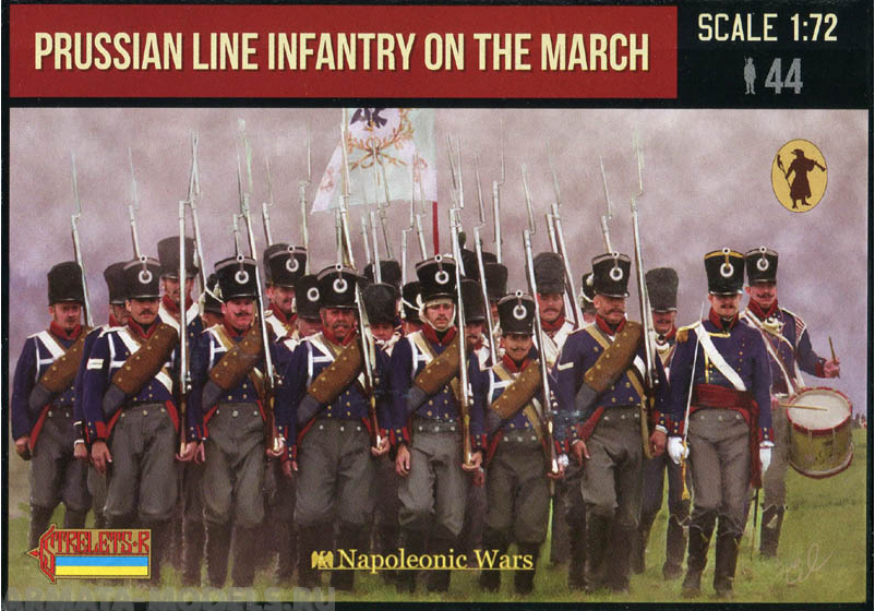 72174ST Фигуры Prussian Line Infantry on the March 1/72 Strelets, 1/72 Strelets