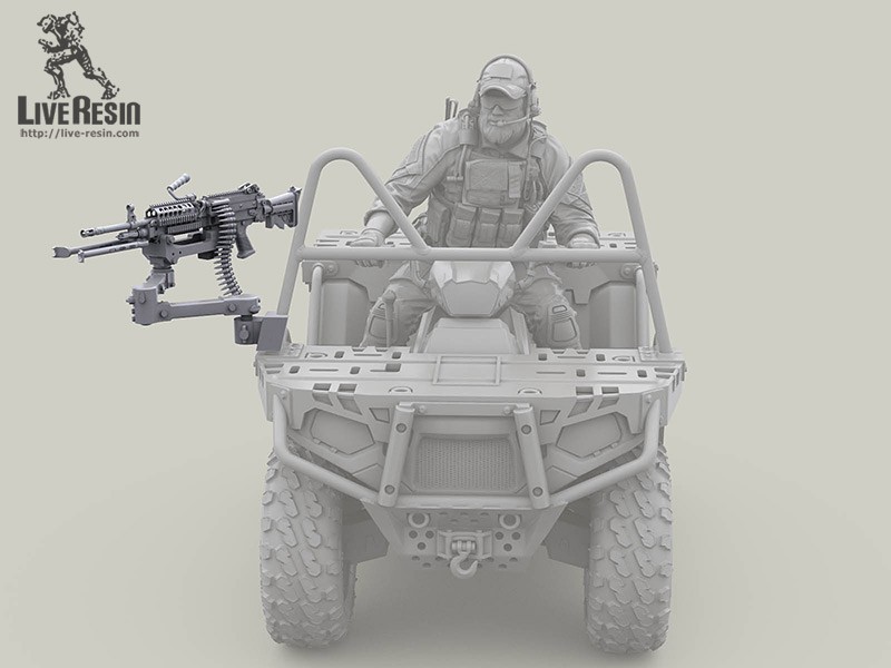 LRE35319 Пулеметная установка Мк48 Мод 0 для военного квадроцикла Polaris MV 850 ATV на кронштейне железная рука SA 1 - 2 шт в наборе