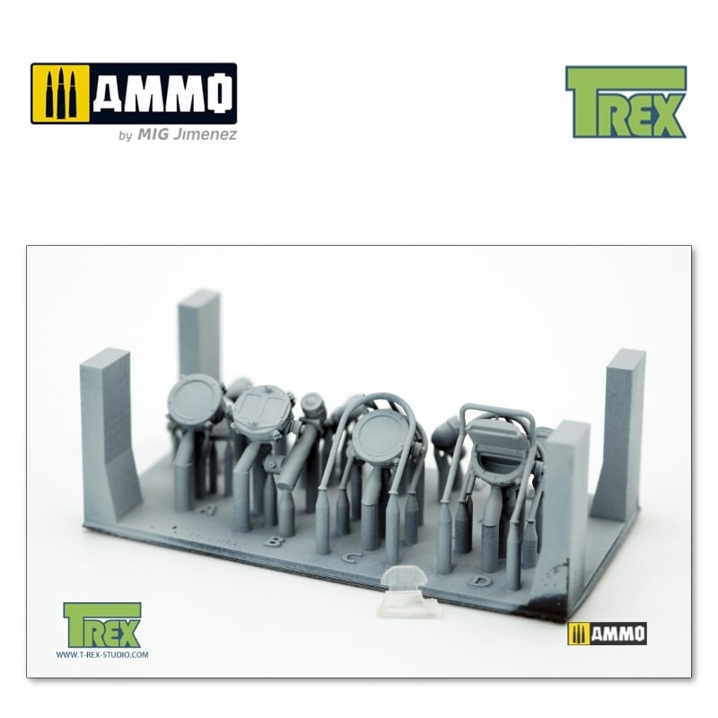 TR35042 Световые приборы T-72A Lights Set (T-72A after 1983, T72M1)