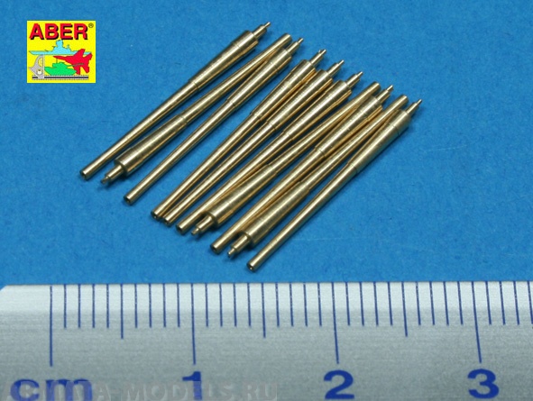 ABR-1:700-L-22  Дополнения для  Set of 10 pcs 356 mm barrels for Royal Navy King George V class battleships  для  1/700
