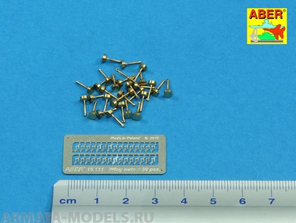 ABR-16-111  Дополнения для  Wing nuts PE nuts with turned bolt x 30 pcs. универсальный набор 1/16