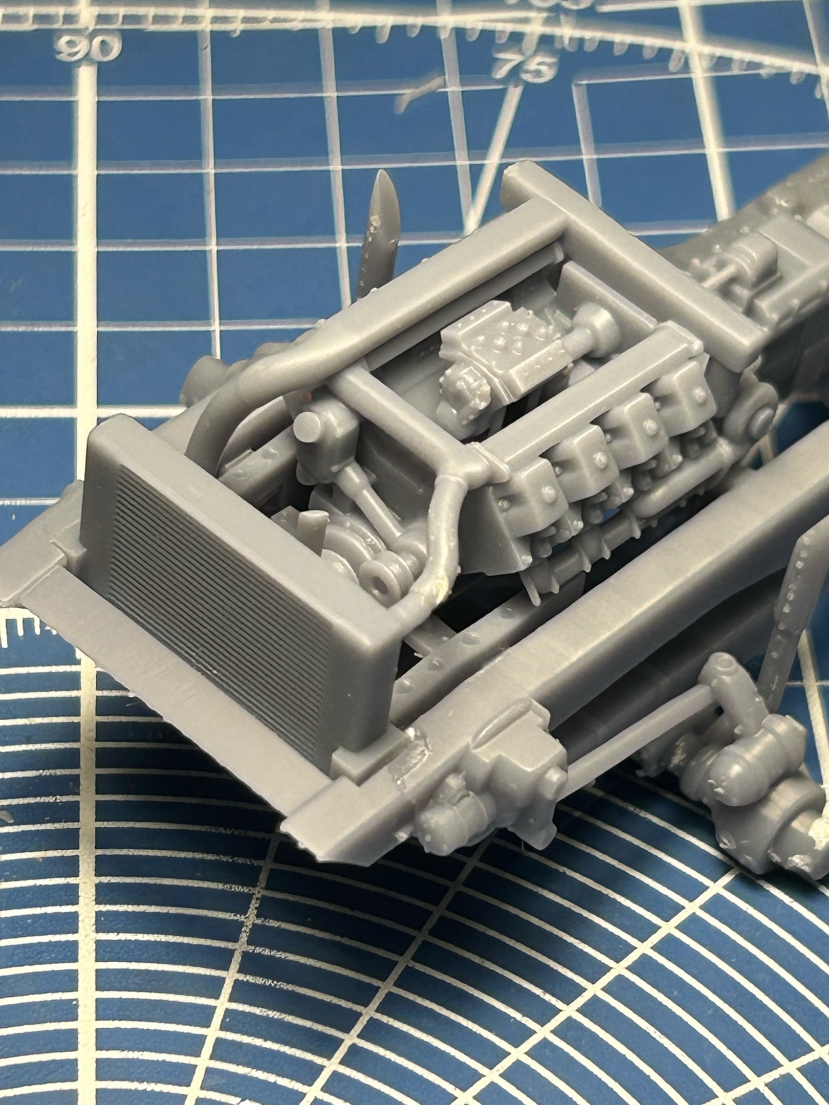 AM35894 Высокодетализированный двигатель К-740 V9 для БМП Выстрел