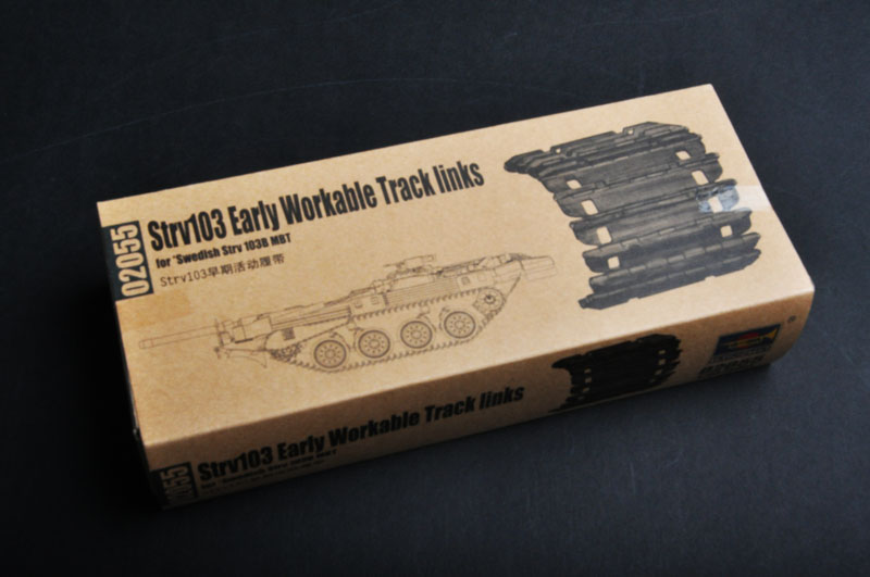 02055P Strv103 Early Workable Track links for *Swedish Strv 103B