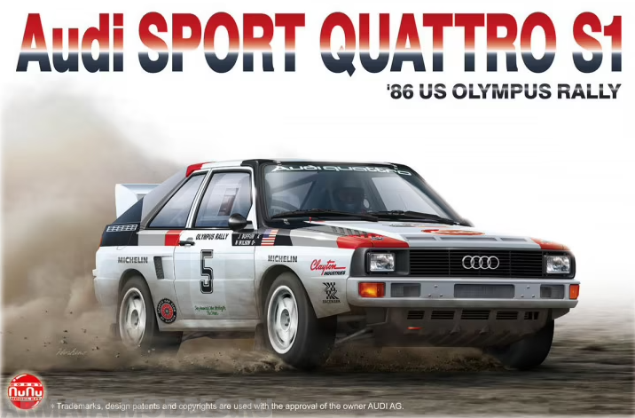 PN24023 Audi Sport Quattro S1 '86 US Olympus Rally Aoshima