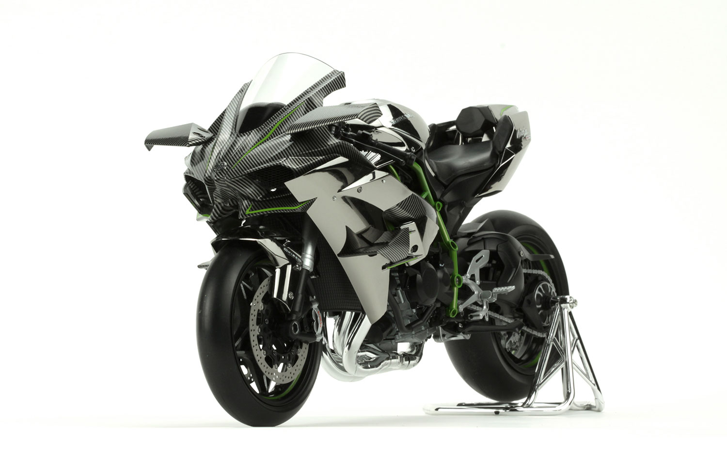 MT-001s NEW Kawasaki Ninja H2R (Pre-colored Edition) Meng