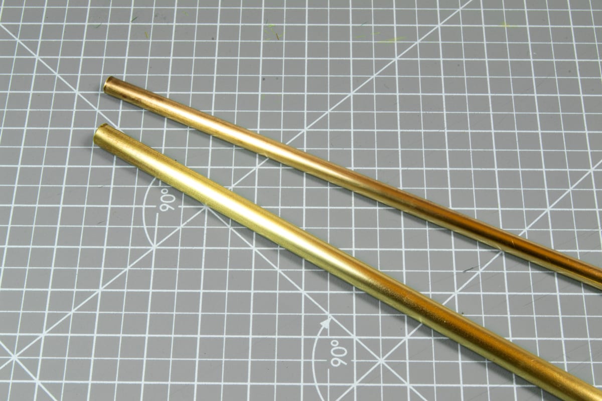 AK9116 Трубочка латунная BRASS PIPES 1,7mm, 5 units
