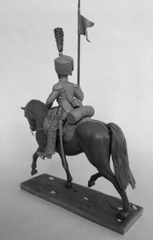 CHM-54205. Сапер конно-егерских полков, Франция 1809-12 гг. 54 мм. Материал - смола. Chronos Miniatures