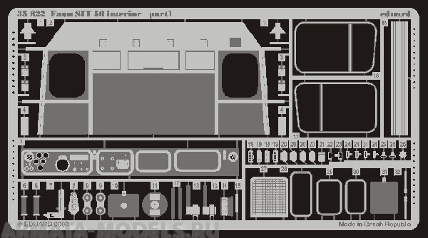 35622ED  Faun SLT 56 interior (for kit Trumpeter) (1/35)