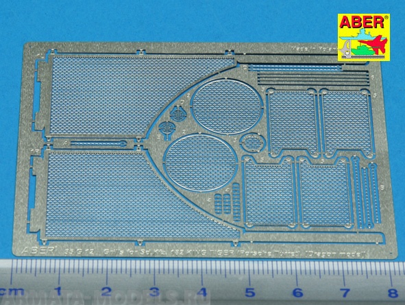 ABR-35-G12  Дополнения для  Grilles for Sd.Kfz.182 King Tiger (Porshe Turret) для Dragon 1/35