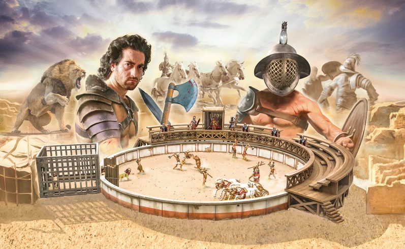 6196ИТ Набор GLADIATORS FIGHT - BATTLE SET 1/72 (10013160/241120/0671781, ИТАЛИЯ ) Italeri
