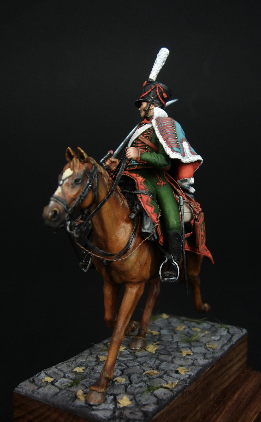 CHM-54100(М). Рядовой гусарских полков, Россия 1811-14 гг. Материал -белый металл. Chronos Miniatures