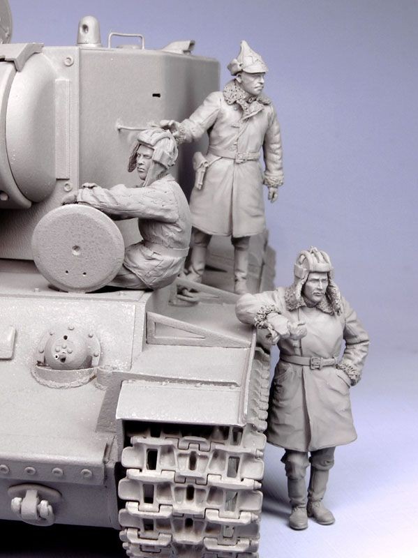 Т-35095 Советские танкисты КВ-2 (зима 1939-44 гг) (3) Tank
