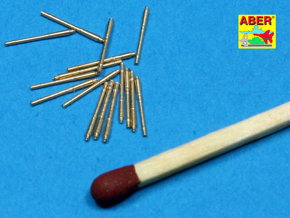 ABR-1:700-L-17  Дополнения для  Set of 16 pcs 105 mm SFLAK barrels SK C/33 used in LC/37 mount for German ships для  1/700