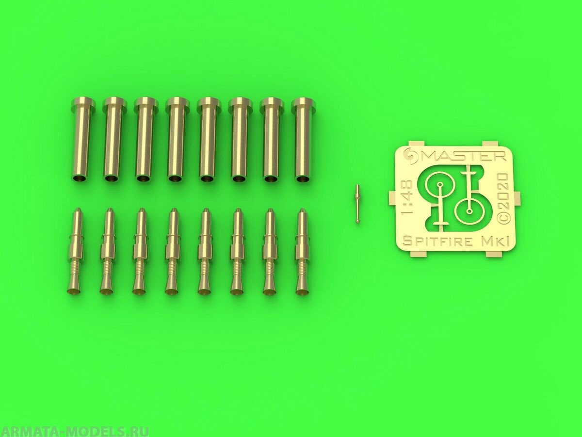 AM-48-163 Spitfire Mk.I Early - Browning 303 с пламегасителями и ранним прицелом (для Eduard)