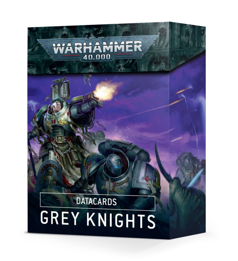 57-20GW Набор карточек quot;Датакарты Серых Рыцарейquot; (WH40K: Datacards Grey Knights (9ed.)